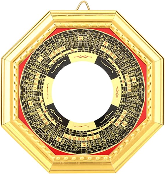 Miokycl Traditional Chinese Feng Shui Convex/Concave Bagua Mirror for Home Business (Diameter 13.5cm Convex Mirror)