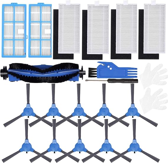 Replacement Parts for Kyvol Cybovac E20, E30, E31, ionVac Robot Vacuum 2000PA Accessories Filters, Brushes, Roller Brush