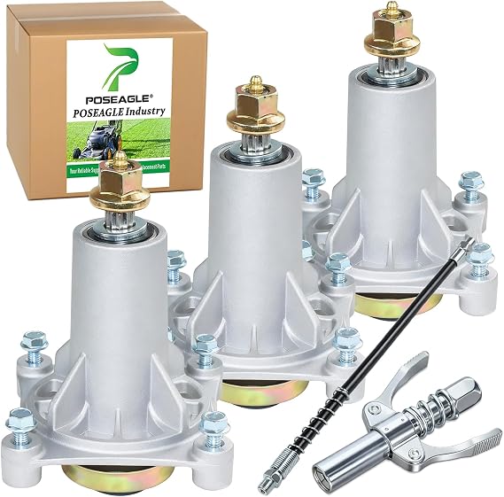 3 Pack 587819701 Spindle Assembly Kit for Husqvarna 48" 54" inch Mower Decks
