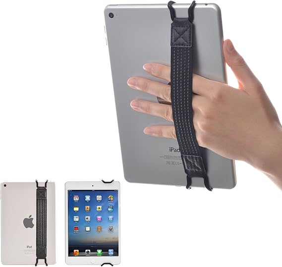 Security Hand Strap Holder for Tablets | Compatible with Galaxy tab s8, iPad air 5 | Universal Fit | Non-Slip | Anti-drop protection | Works with/without case