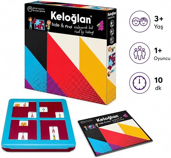 Zet Zeka KELOĞLAN Hide & Find Game 3+ Years 1+ Players
