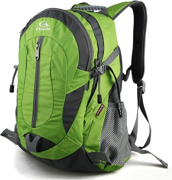 Clorts 40L Hiking Backpack, Waterproof Camping Essentials Bag, 35+5 Liter Lightweight Backpacking Back Pack