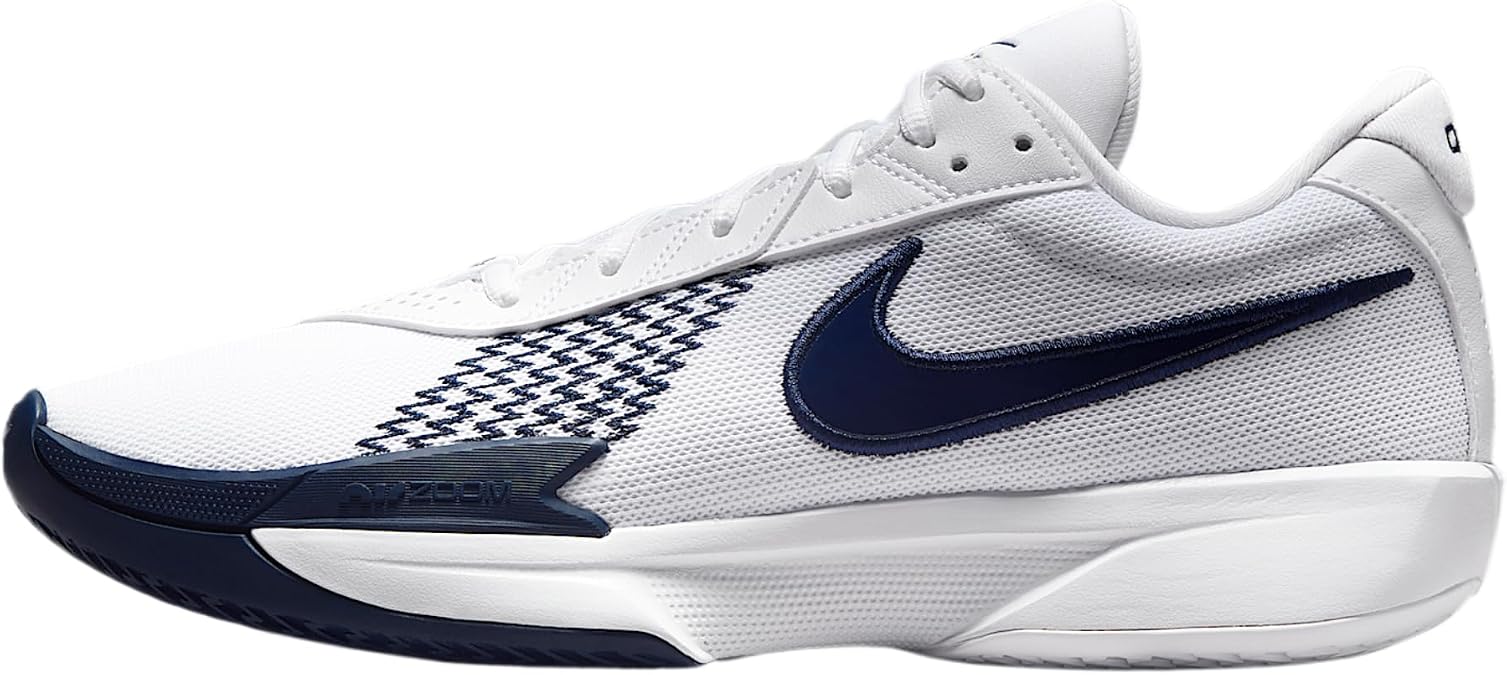 Nike G.T. Cut Academy Basketball Shoes (White/College Navy) Size 9