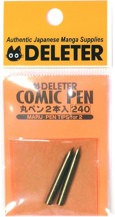 Deleter Comic Pen Nib - Maru (Mapping) Model - Pack of 2