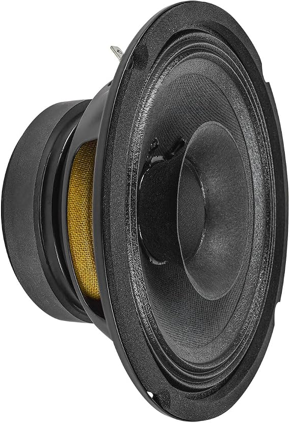 PRV AUDIO 6FR200 6 Inch Full Range Speaker, 8 Ohms, 200 Watts Continuous Program Power, 100 Watts RMS Power, 92.5 dB, Full-Range Driver, Loudspeaker for Pro Audio Systems (Single)