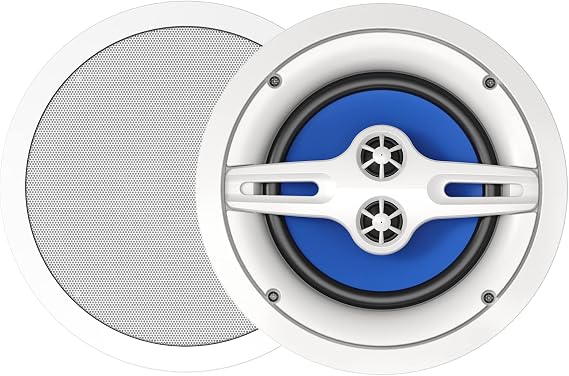 Audio 3-Way Premium in-Ceiling 8" Round Speaker