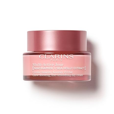 CLARINS Multi-Active Day Moisturizer with Niacinamide | Smooth Fine Lines | Visibly Tighten Pores | Even Tone and Texture | Boost Glow | Strengthen Moisture Barrier
