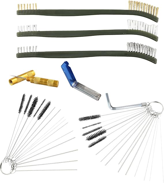Carburetor Cleaning Kit, Carb Brush Needle Cleaner Set, Torch Tip Tool Kit For Welder Chainsaw