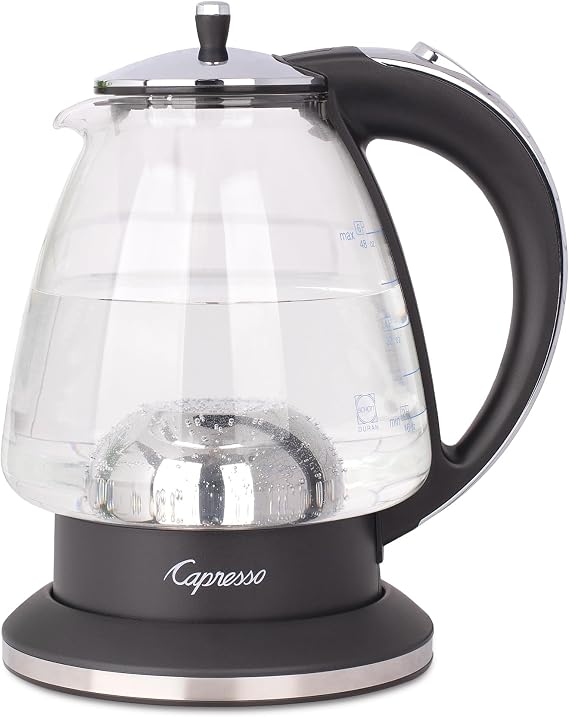 Capresso H2O Glass Rapid-Boil Kettle 240.03
