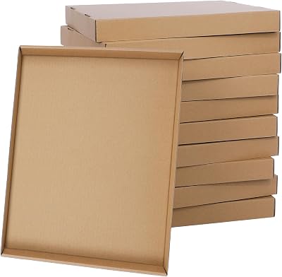 20 Pack File Box Lids, Fits for 15 x 12 x 10 Cardboard Letter or Legal File Moving Boxes Covers for Packing Moving and Storage Supplies, Box Not IncludeBrown