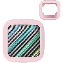 for Soundcore Boom Go 3i Portable Bluetooth Speaker Silicone Case,Soft Skin Silicone Case Full Protective Case Cover - Pink
