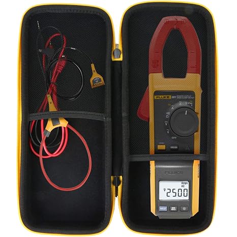 Aenllosi Hard Storage Case Compatible with Fluke 381 Remote Display True-RMS Clamp Meter