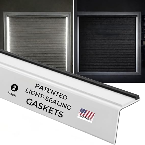 Light Blocking Strips White 60" Permanent 2pc Window Light Blocker for Window Roller & Cellular Shades Side Light Blocker for Bedrooms, Nurseries & Media Rooms