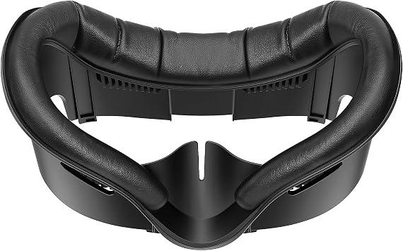 VZNEK Face Cover Pad for Oculus Quest 3, Sweat-Proof PU Foam Cushion for Meta Quest 3, Compatible with Oculus Quest 3 Original Spacer (for Quest 3)