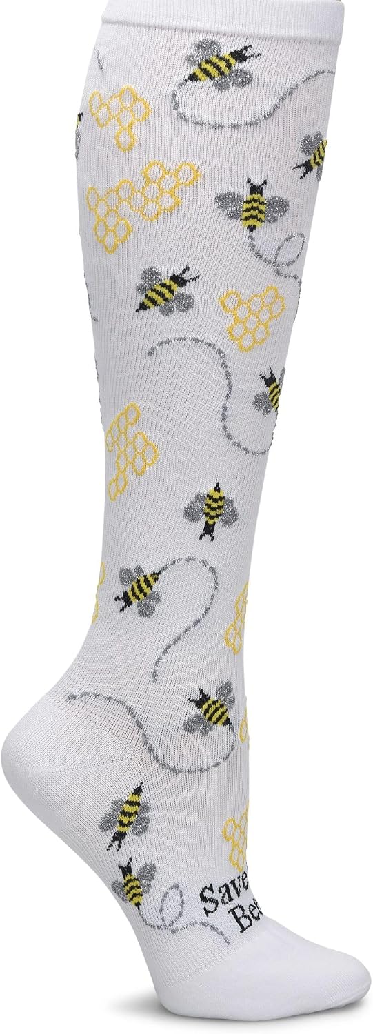 Nurse Mates Socks Extra Wide | 12-14 mmHg Compression | Fits up to 24 Calf | Comfort Support