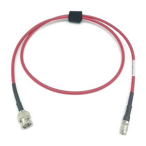 AV-Cables 3ft Din 1.0/2.3 to BNC 6G HD SDI Cable - Belden 1855a - Red