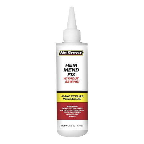 Powdered Glue Replacement 6 Ounces / 170 Grams for No Stitch Instant Fabric Repair Stichless Sewing Solution Great for Denim Cotton Linen & More As Seen On TV 1 Count