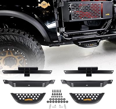 IAG I-Line Side Steps Without Factory Rock Rails for Ford Bronco 2 Door 2021-2024 Not Sport
