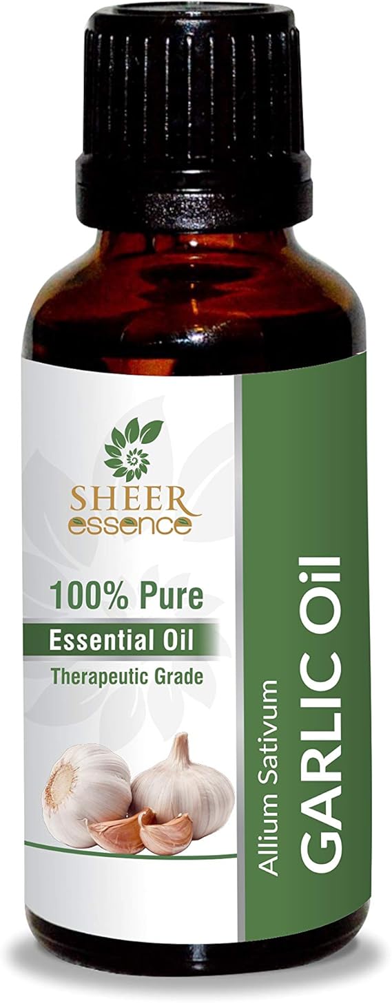 Garlic Oil 100% Pure Undiluted Natural Uncut Therapeutic Grade Steam Distilled Essential Oils for Skin, Hair and Aromatherapy 5000ML