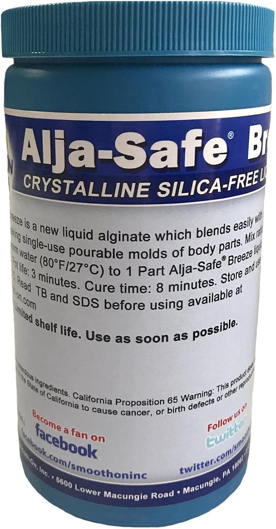 Alja- Safe Breeze Crystalline Silica Free Liquid Alginate 1.10 lbs