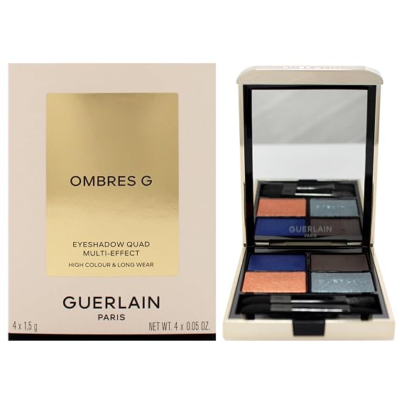 Ombres G Eyeshadow Quad - 360 Majestic Peacock by Guerlain for Women - 0.2 oz Eye Shadow