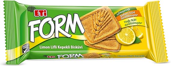 Meat Form Lemon Fiber Whole Wheat Biscuit 50 g x 24 Pieces