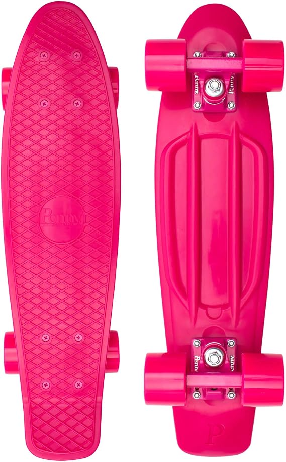 Penny Australia, 22 Inch Pink Penny Board, The Original Plastic Skateboard