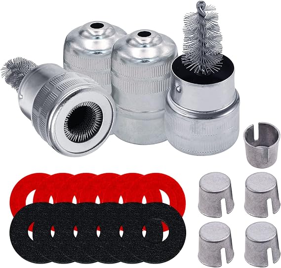 Ampper Battery Terminal Cleaning & Repair Kit, Battery Terminal Cleaning Kit with 5 Shims, 2 Brushes and 12 Piece Washers