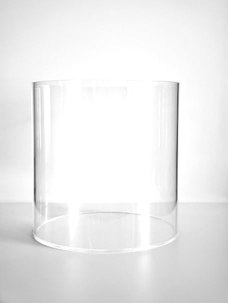 AMKO FRT8 Acrylic Cylinder, 8" D x 8" H