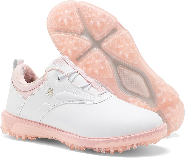 ULTIANT Women Golf Shoes Waterproof Spikeless Indoor Golf Sneakers Outdoor Non-Slip Sport