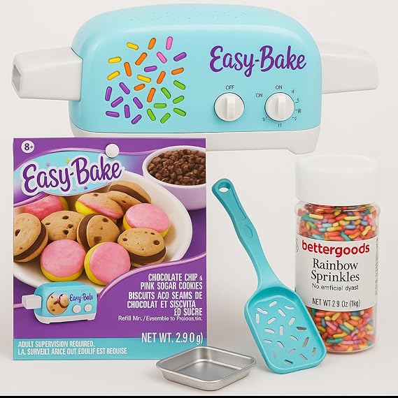New Trending Limited Edition Ultimate Easy Bake Oven with pan, spatula, and a bonus mix with sprinkles