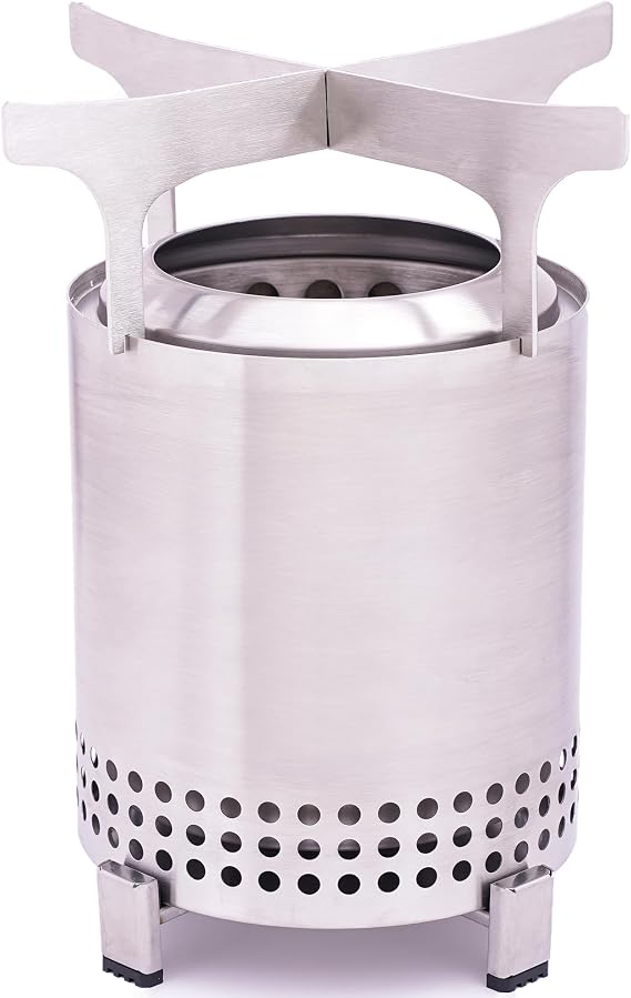 Fire Pit Cook top for Solo Stove Mesa, Mesa XL camping Accessories .Convert Tabletop Fire Pit to Camping Stove.Compatible with All Pots Pans.Stainless Steel.Replacement for Titan,Campfire Cooking Ring