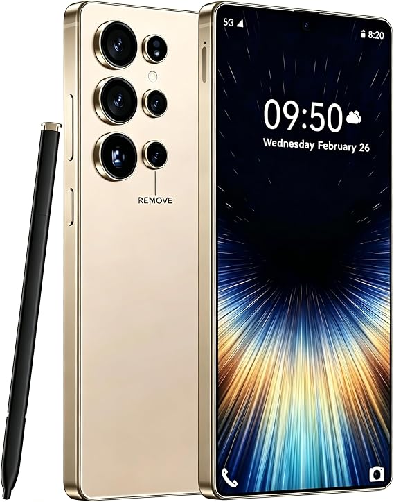 C24 Ultra Unlocked Phones 8G+256G Android 14 Phone 6.8" Screen