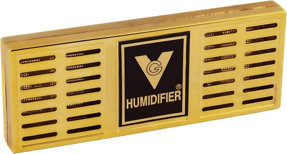 Prestige Import Group Gold Large Humidifier for Humidors