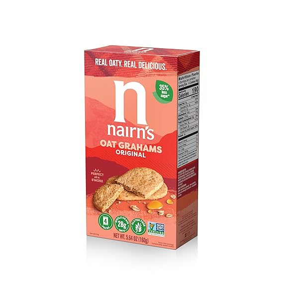 Nairn's Gluten Free Oat Grahams, Original, 5.64oz