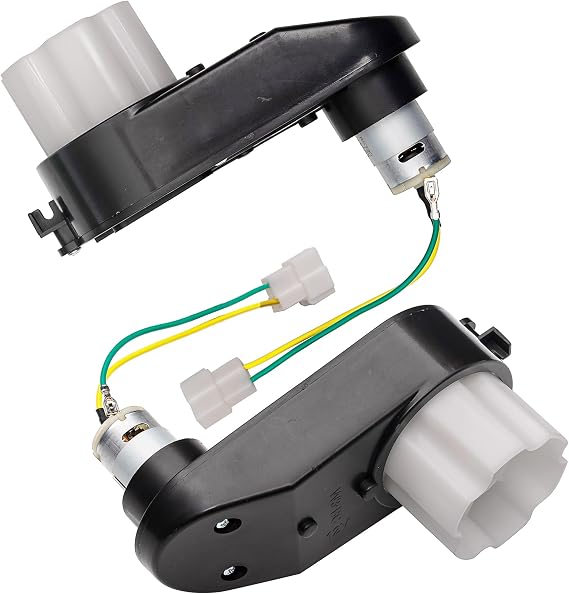 2 Pcs 12V RS390 16000RPM Kids Ride-Ons Gearbox with DC Motor, 390 Motor with Gear Box for Accessories Children Electric Ride On Car and Motorcycle Replacement Parts