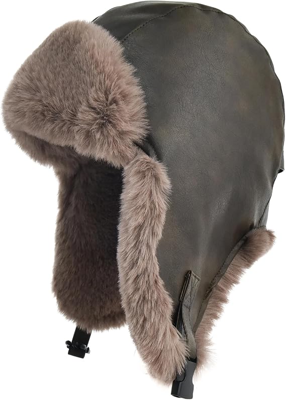 Trapper Hat Men Women Winter Ushanka Hats Warm Faux Fur Aviator Trooper Hat