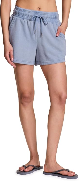 RBX Active Women's Lightweight Breathable Relaxed French Terry Athletic Walking Lounge Shorts