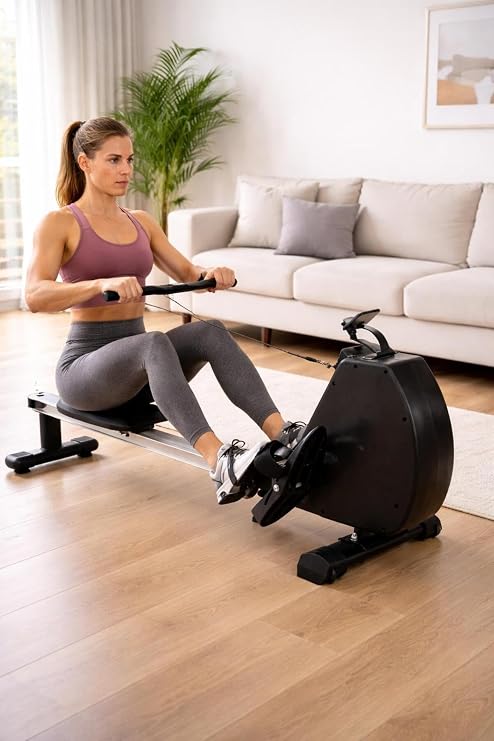 Leyaton Ev Tipi Kürek Egzersiz Aleti (Rowing Machine) 3967 Siyah Tek Ebat