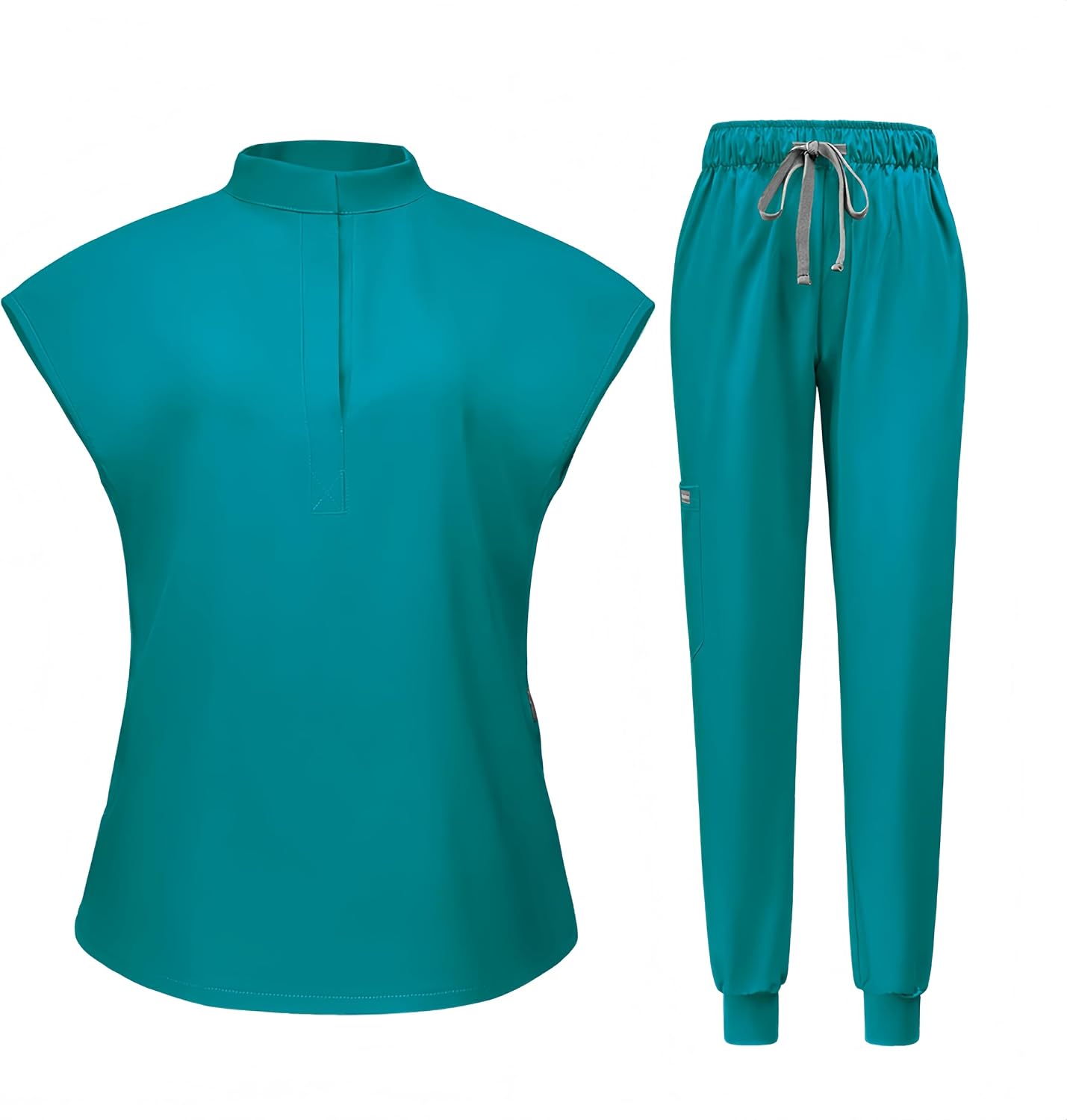 Scrubs Medical Uniform, Stretchable, Quick-drying, Unisex Workwear，for Doctors, Nurses, Beauty Salons