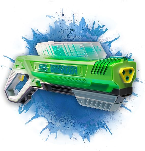 Gel Blaster Barracuda Pump-Action Gel Blaster for Ages 14+ Outdoor Toy with Hopper & Safety Goggles
