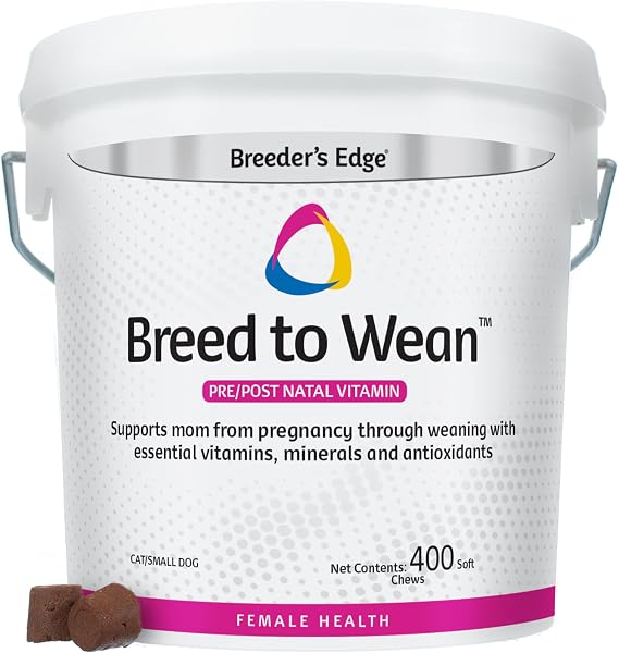 Breeder's Edge Breed to Wean Prenatal Soft Chews Sm Dogs & Cats, 400ct