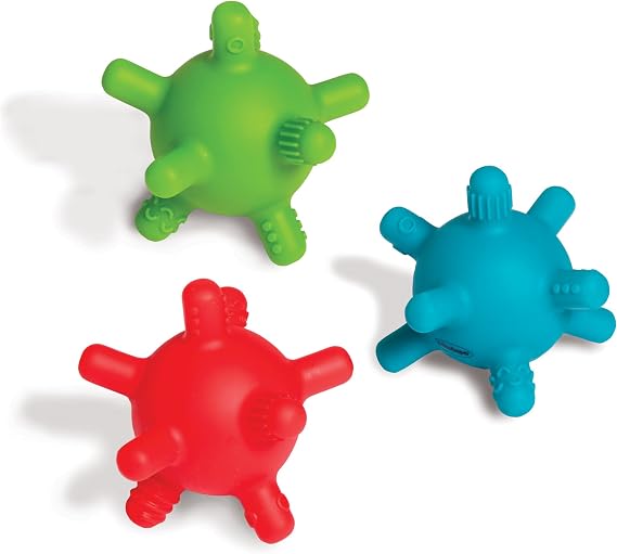Edushape - Multicolor Teething Balls - Set of 3