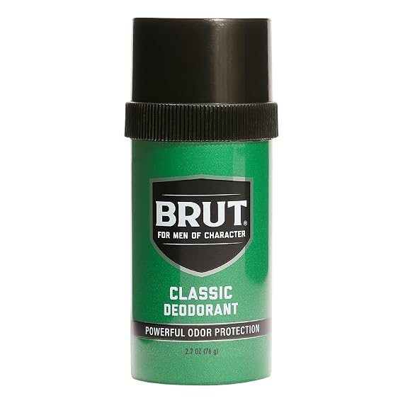 Brut Round Solid Deodorant For Men, 2.5 oz