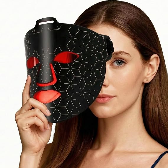 Infrared Light Therapy Mask for Face Skincare,4 Modes Light