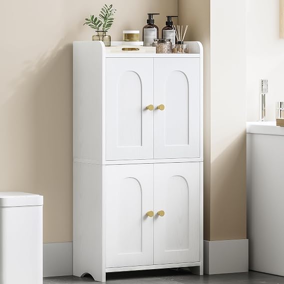 HEXCELEN Small Bathroom Floor Cabinet,Bathroom Storage Cabinet