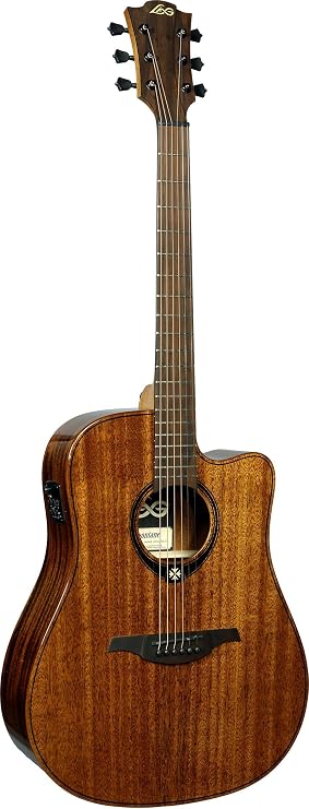 Lag Guitars Tramontane 98 Dreadnought Cutaway Acoustic-Electric Natural