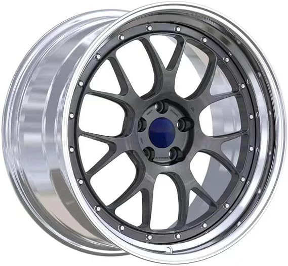 2pcs Custom Luxury 2 Piece Replica BBS LM 16-24 Inch 5x112 5x114.3 5x120 Forged Wheel Concave Black Alloy Passenger Car Wheel(20)