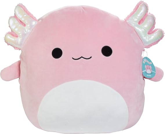 Squishmallows Jumbo 20" Archie The Pink Axolotl - Officially Licensed Kellytoy Plush - Large Collectible Soft & Squishy Stuffed Animal Toy - Gift for Kids, Girls & Boys - 20 Inch