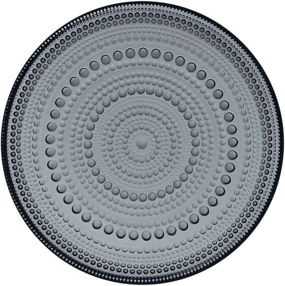 Iittala Kastehelmi Dark Grey Salad Plate